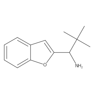 (1S)-1-(1-benzofuran-2-yl)-2,2-dimethylpropan-1-amine Structure