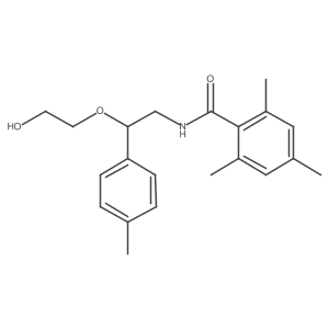 N-(2-(2-hydroxyethoxy)-2-(p-tolyl)ethyl)-2,4,6-trimethylbenzamide Structure