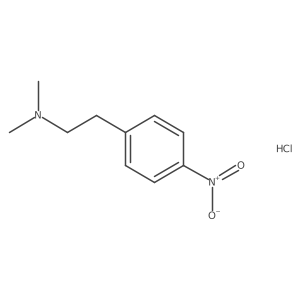 Dimethyl[2-(4-nitrophenyl)ethyl]amine hydrochloride结构式