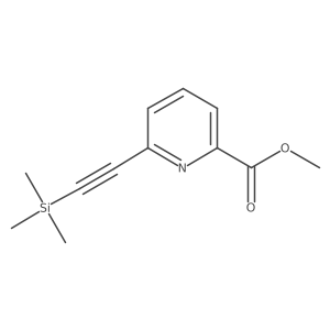 Methyl 6-((trimethylsilyl)ethynyl)picolinate Structure