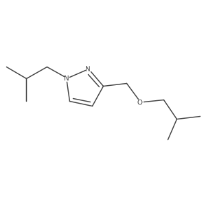 3-(isobutoxymethyl)-1-isobutyl-1H-pyrazole Structure