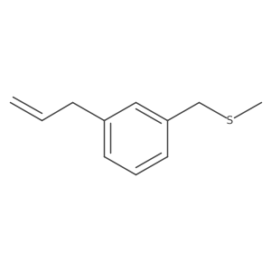 1-[(Methylsulfanyl)methyl]-3-(prop-2-en-1-yl)benzene Structure