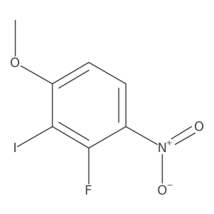 2-Fluoro-3-iodo-4-methoxy-1-nitrobenzene Structure