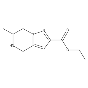 Ethyl 6-methyl-4,5,6,7-tetrahydropyrazolo[1,5-a]pyrazine-2-carboxylate Structure