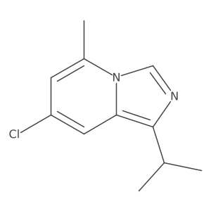 7-Chloro-1-isopropyl-5-methylimidazo[1,5-A]pyridine结构式