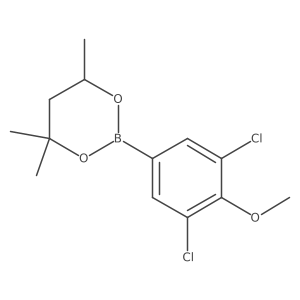 2-(3,5-Dichloro-4-methoxyphenyl)-4,4,6-trimethyl-1,3,2-dioxaborinane Structure