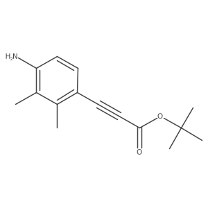 Tert-butyl 3-(4-amino-2,3-dimethylphenyl)prop-2-ynoate结构式