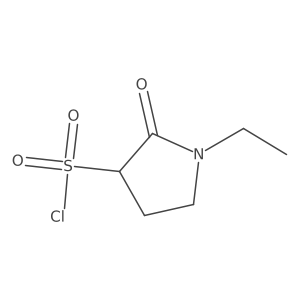 1-Ethyl-2-oxopyrrolidine-3-sulfonyl chloride结构式