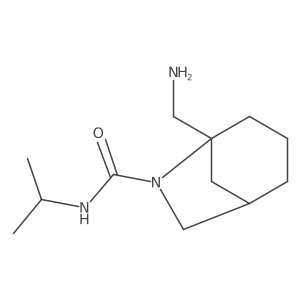 5-(aminomethyl)-N-(propan-2-yl)-6-azabicyclo[3.2.1]octane-6-carboxamide Structure