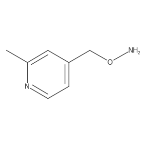 O-[(2-methylpyridin-4-yl)methyl]hydroxylamine结构式