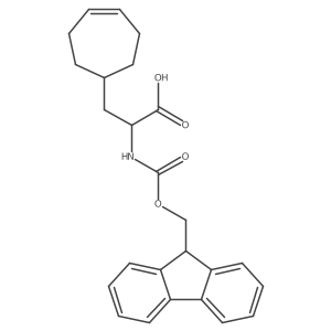 3-(cyclohept-4-en-1-yl)-2-({[(9H-fluoren-9-yl)methoxy]carbonyl}amino)propanoic acid Structure