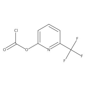 6-(Trifluoromethyl)pyridin-2-yl chloroformate Structure