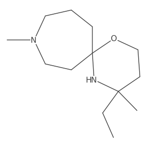 4-Ethyl-4,9-dimethyl-1-oxa-5,9-diazaspiro[5.6]dodecane Structure