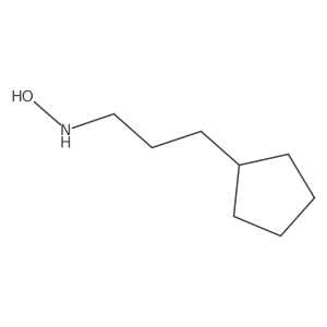 N-(3-cyclopentylpropyl)hydroxylamine结构式