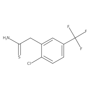 2-[2-Chloro-5-(trifluoromethyl)phenyl]ethanethioamide Structure