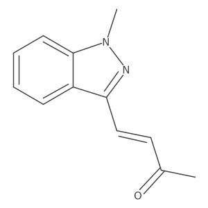 4-(1-methyl-1H-indazol-3-yl)but-3-en-2-one Structure