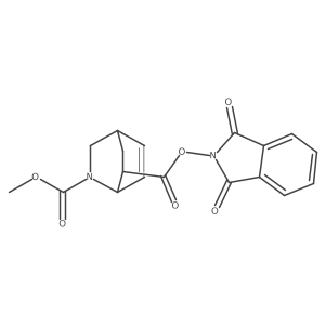 6-(1,3-dioxo-2,3-dihydro-1H-isoindol-2-yl) 2-methyl 2-azabicyclo[2.2.2]oct-7-ene-2,6-dicarboxylate Structure