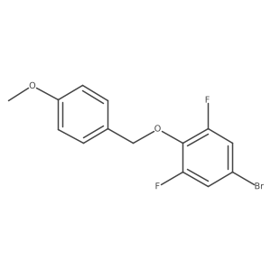 5-Bromo-1,3-difluoro-2-(4-methoxybenzyloxy)-benzene Structure
