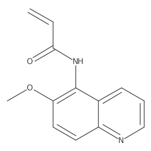 N-(6-Methoxyquinolin-5-yl)prop-2-enamide Structure