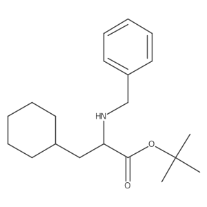 Tert-butyl 2-(benzylamino)-3-cyclohexylpropanoate结构式