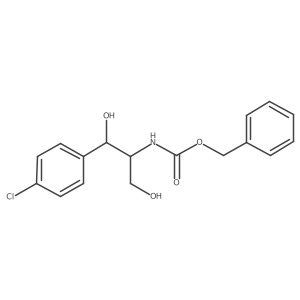 benzyl N-[1-(4-chlorophenyl)-1,3-dihydroxypropan-2-yl]carbamate Structure