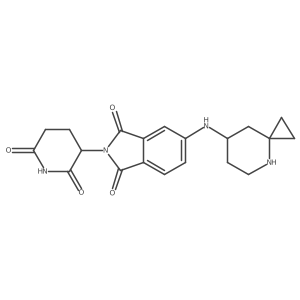 5-({4-azaspiro[2.5]octan-7-yl}amino)-2-(2,6-dioxopiperidin-3-yl)-2,3-dihydro-1H-isoindole-1,3-dione Structure