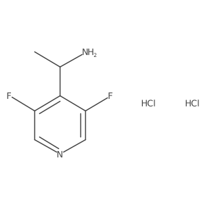 (S)-1-(3,5-Difluoropyridin-4-YL)ethan-1-amine dihydrochloride Structure