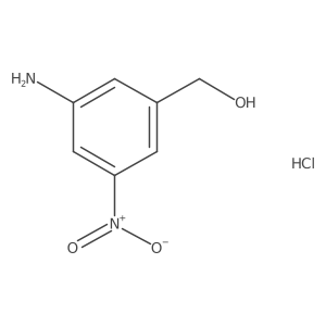 (3-Amino-5-nitrophenyl)methanolhydrochloride Structure