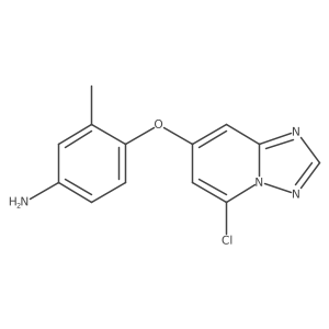 4-[(5-chloro-[1,2,4]triazolo[1,5-a]pyridin-7-yl)oxy]-3-methyl-aniline Structure