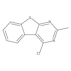 4-Chloro-2-methyl[1]benzothieno[2,3-d]pyrimidine结构式