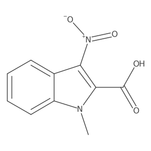 1-Methyl-3-nitro-1H-indole-2-carboxylic acid Structure