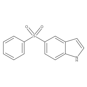 5-(Phenylsulfonyl)-1H-indole结构式