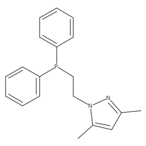 1-[2-(Diphenylphosphino)ethyl]-3,5-dimethyl-1H-pyrazole结构式