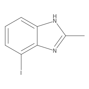 4-Iodo-2-methyl-1H-benzo[d]imidazole Structure