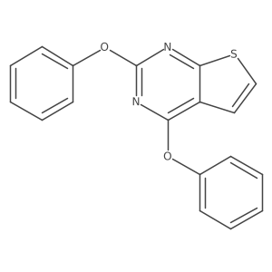 Thieno[2,3-d]pyrimidine, 2,4-diphenoxy-结构式