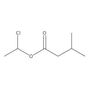 1-Chloroethyl 3-methylbutanoate结构式