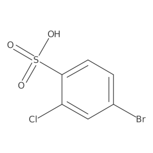 4-Bromo-2-chlorobenzenesulfonic acid结构式