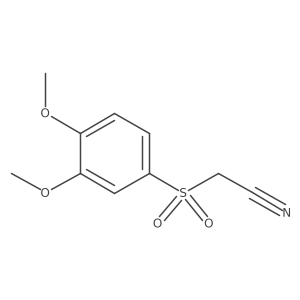 [(3,4-Dimethoxyphenyl)sulfonyl]acetonitrile结构式