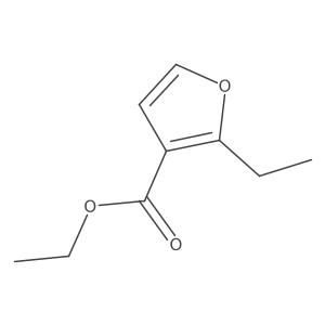 Ethyl 2-ethyl-3-furancarboxylate Structure