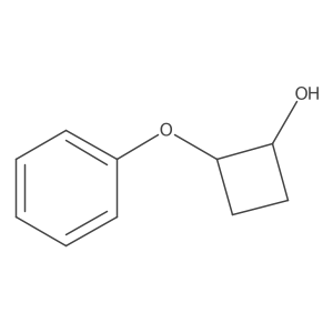 Rel-(1R,2R)-2-phenoxycyclobutan-1-ol结构式