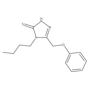 4-Butyl-5-(phenoxymethyl)-4H-1,2,4-triazole-3-thiol Structure