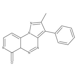 4-Methyl-5-phenyl-2,3,7,8,11-pentazatricyclo[7.4.0.02,6]trideca-1(13),3,5,7,11-pentaen-10-one结构式