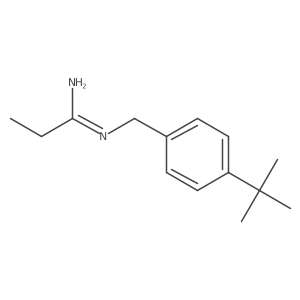 N'-[(4-tert-butylphenyl)methyl]propanimidamide结构式
