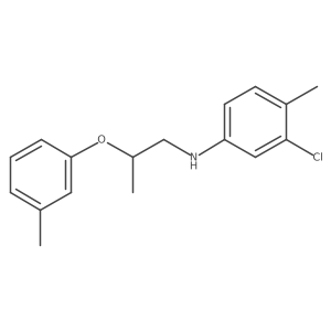 N-(3-Chloro-4-methylphenyl)-N-[2-(3-methylphenoxy)propyl]amine结构式