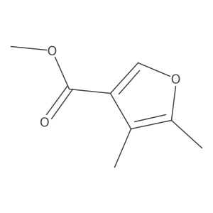 Methyl 4,5-dimethylfuran-3-carboxylate结构式