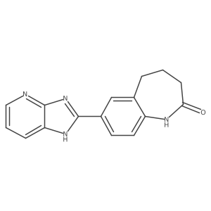2H-1-Benzazepin-2-one, 1,3,4,5-tetrahydro-7-(3H-imidazo[4,5-b]pyridin-2-yl)- Structure