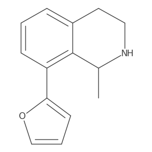 8-Furan-2-yl-1-methyl-1,2,3,4-tetrahydro-isoquinoline结构式