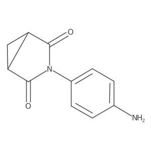 3-(4-Aminophenyl)-3-azabicyclo[3.1.0]hexane-2,4-dione结构式
