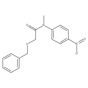 2-benzoxy-N-methyl-N-(4-nitrophenyl)acetamide Structure
