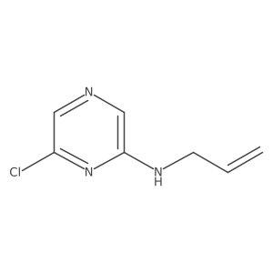 N-Allyl-6-chloro-2-pyrazinamine结构式